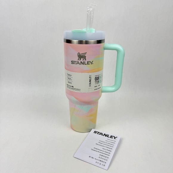 NEW Stanley Quencher H2.0 40oz Tumbler Pastel Warm Serene Brushstrokes - Picture 2 of 12